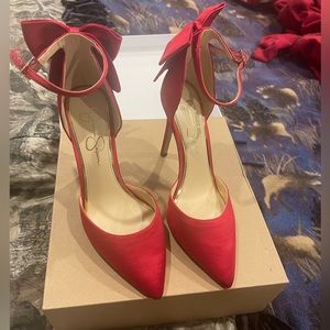 Red Jessica Simpson Heels